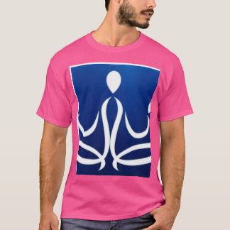 Camiseta forma de relaxamento de ioga