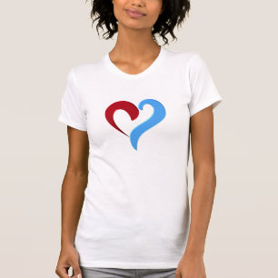 Camiseta Forma do coração