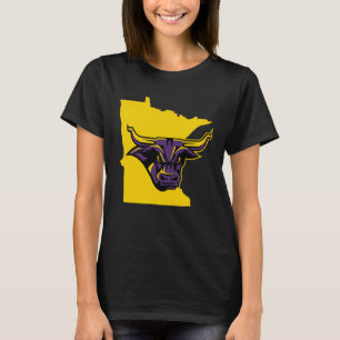 Camiseta Forma do Estado de Minnesota Mankato Mavericks