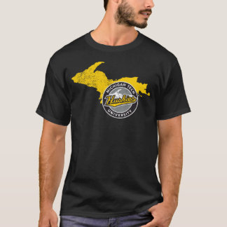 Camiseta Forma do Estado Michigan Tech Huskies