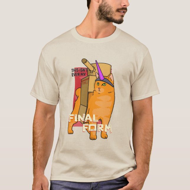 Camiseta Forma Final - Gato de Batalha (Frente)