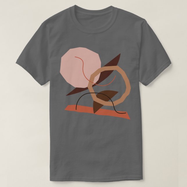 Camiseta Forma Geométrica abstrato (Frente do Design)