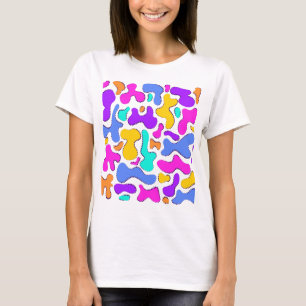 Camiseta Forma líquida com ácido claro
