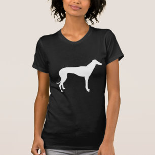 Camiseta Forma preto e branco do galgo