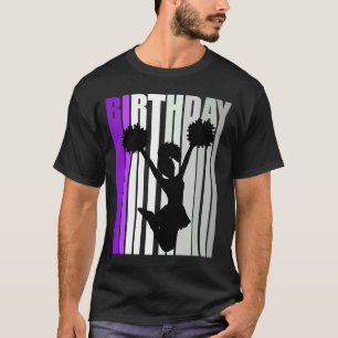 Camiseta Formação Colorida de Aniversário Púrpura