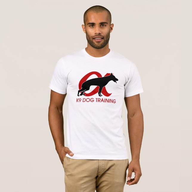 Camiseta Formação de cães do k9 (Frente Completa)
