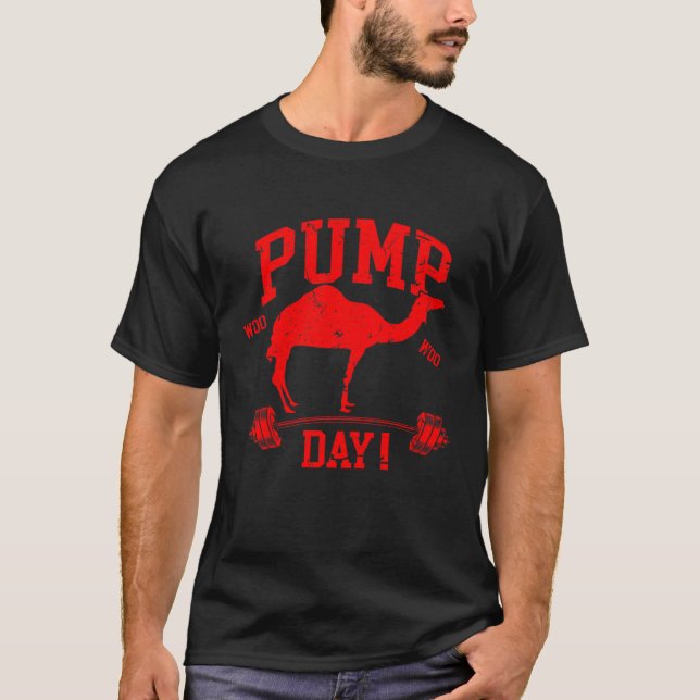 Camiseta Formação de Levantamento do Campo Hump Day G (Frente)