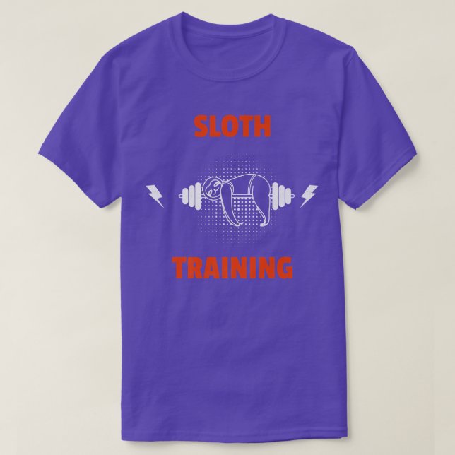 Camiseta Formação de preguiça  (Frente do Design)