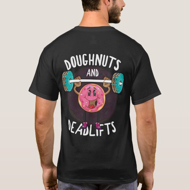 Camiseta Formação De Rosquinhas De Nozes E De Dedos (Verso)