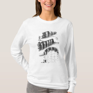 Camiseta Formação do eco, livro por Athanasius Kircher