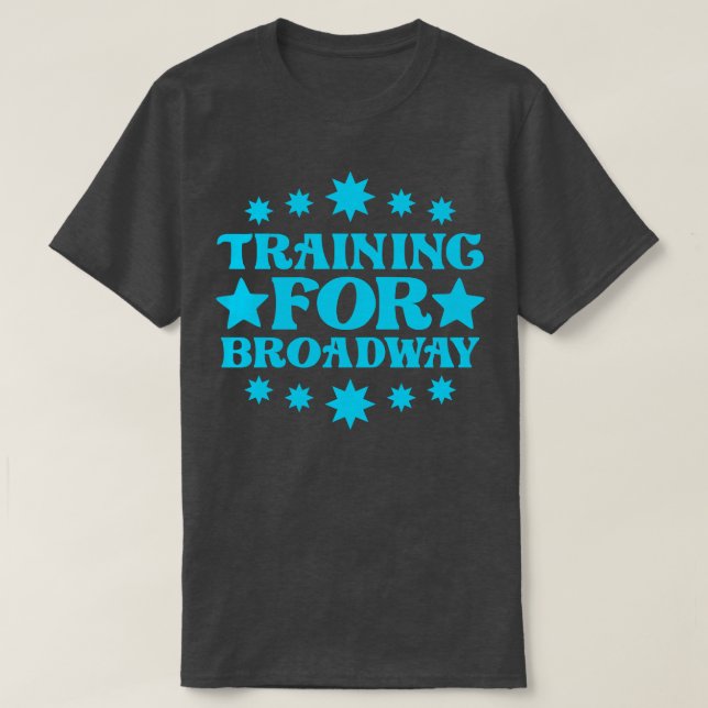 Camiseta Formação Para A Broadway 1 (Frente do Design)
