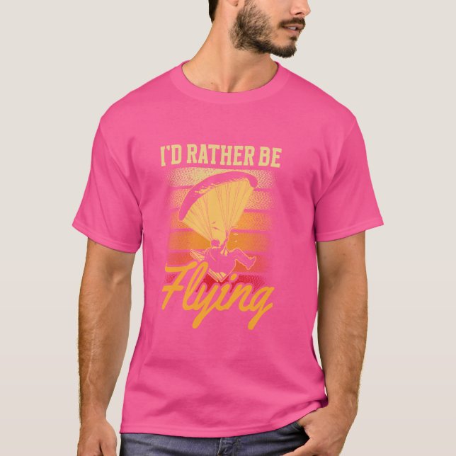 Camiseta Formação Parapente de Paramotor de Voo (Frente)