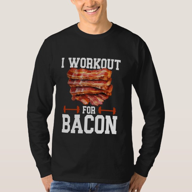 Camiseta Formação Sobre Carne Bacon De Lover I Para Bacon (Frente)