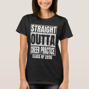 Camiseta Formado direto da prática de cheer Cl 2026 Gra