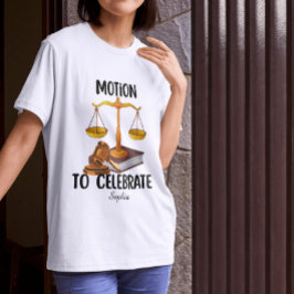 Camiseta Formado em direito engraçado personalizado