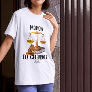 Camiseta Formado em direito engraçado personalizado