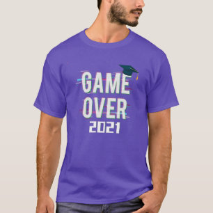Camiseta Formado em Jogos Sênior Game Over Graduado