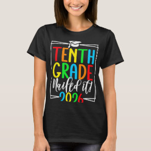 Camiseta Formado na 10ª Série 2026 Estudante do 2º Ano