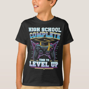 Camiseta Formado no Ensino Médio Gamer Jogos Graduação