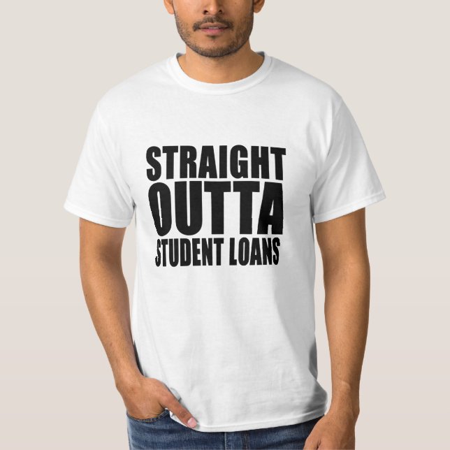 Camiseta Formado Sem Empréstimo Estudantil (Frente)