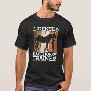 Camiseta Formador de Cavalo de Corrida Licenciado Horsebac