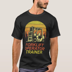 Camiseta Formador de operador de empilhadeira