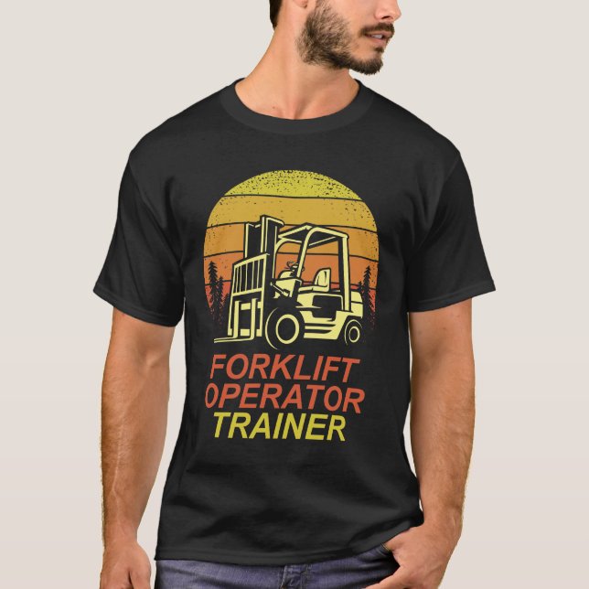 Camiseta Formador de operador de empilhadeira (Frente)
