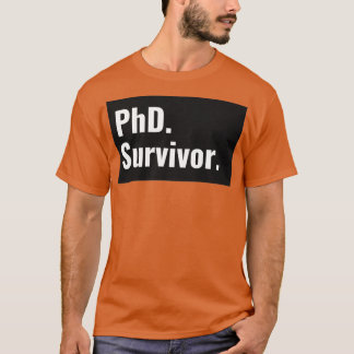 Camiseta Formando 1 de Sobrevivência PhD