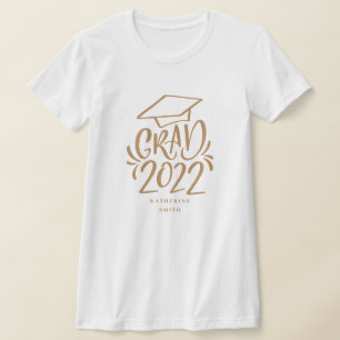 Camiseta Formando 2022 com a menção Nome Dourado T-Shirt