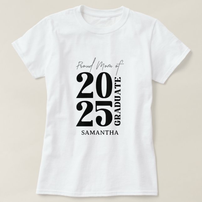 Camiseta formando 2025 da Cerimônia de Licenciação da Mãe (Frente do Design)
