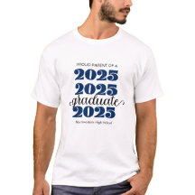 Formando Azul Negra Moderno 2025 Orgulhoso Pai