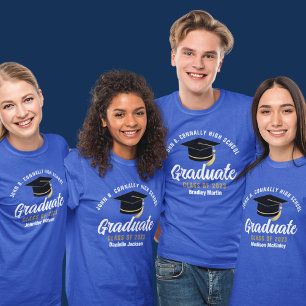Camiseta Formando Azul Personalizado 2023 Graduação