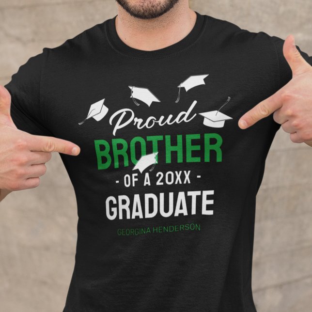 Camiseta Formando Black Green Proud Brother 2025 (Criador carregado)