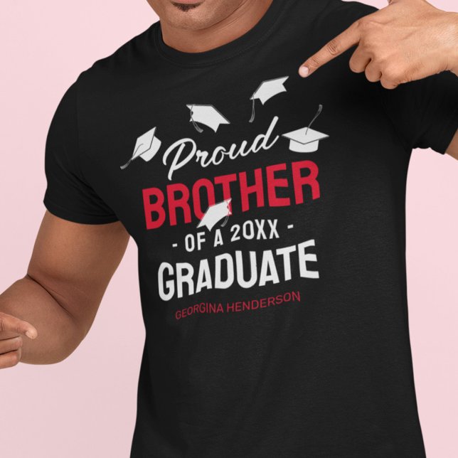 Camiseta Formando Black Red Proud Brother 2025 (Criador carregado)