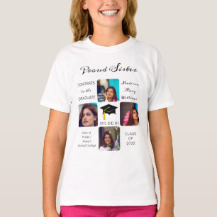Camiseta Formando Boné Múltipla Irmã Orgulhosa de Manute