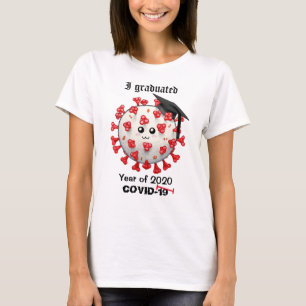 Camiseta formando Coronavirus COVID- 19, graduação em 202