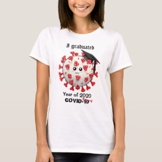 Camiseta formando Coronavirus COVID- 19, graduação em 2020