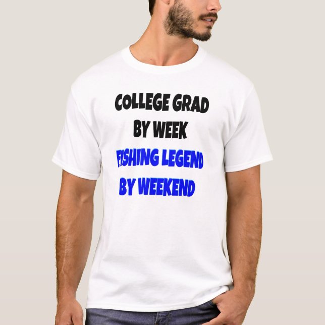 Camiseta Formando da Faculdade de Legenda de Pesca (Frente)