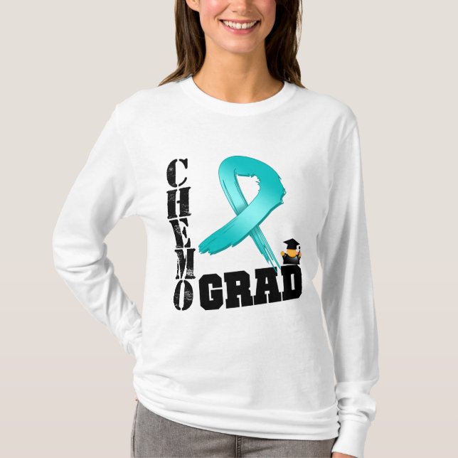 Camiseta Formando de Chemo do câncer de ovário (Frente)