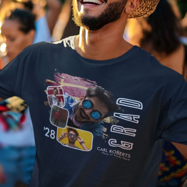 Camiseta Formando de Colagem de Fotografias do Smudge Legal (Criador carregado)