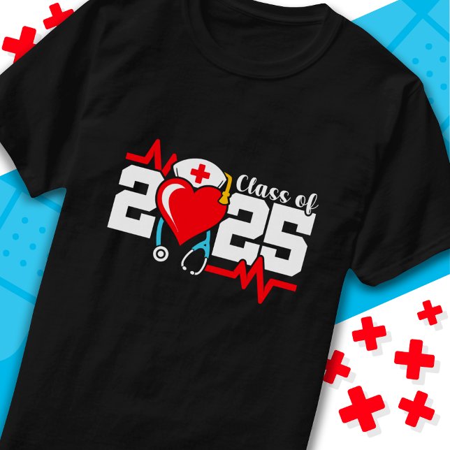 Camiseta Formando de Enfermagem na Escola 2025 Formatação d (Criador carregado)