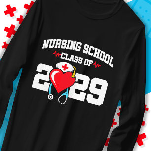 Camiseta Formando de Enfermagem na Escola 2029 Formatação d