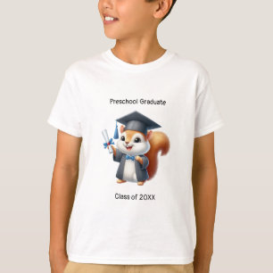 Camiseta Formando de Esquilo de Formando da Pré-escola
