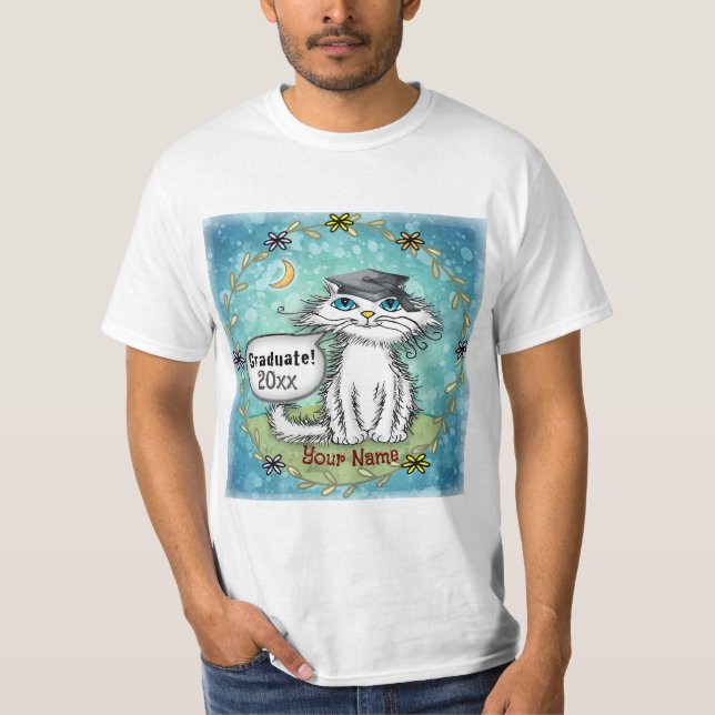 Camiseta formando de gato Scraggles (Frente)