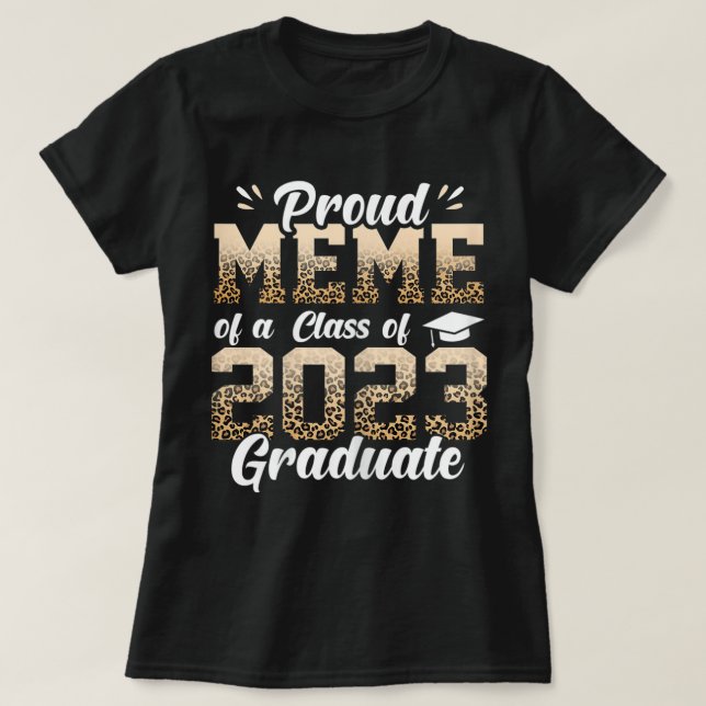 Camiseta Formando de Graduação 2023 para Mulheres Orgulhosa (Frente do Design)