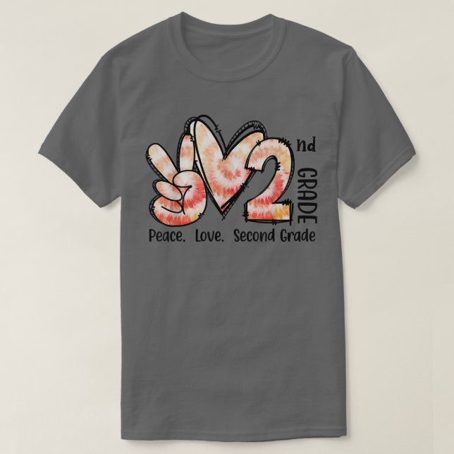 Camiseta Formando de segundo da Equipe de Professora Peace  (Frente do Design)