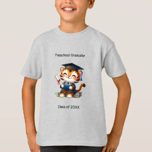 Camiseta Formando de Tigre de Formando da Pré-escola