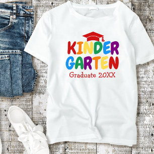 Camiseta Formando do infantário Rainbow Letters Child