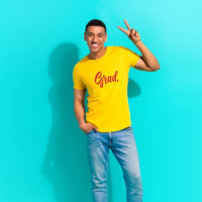 Camiseta Formando Graduação de Tendência Moderna Personaliz (Criador carregado)