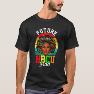 Camiseta Formando Hbcu do Futuro Menina Negra Histórica K